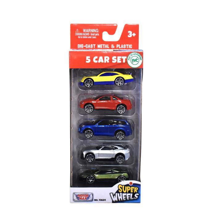 Metal biler 120 stk. ass.