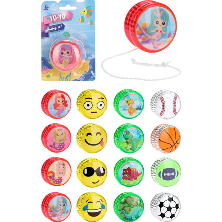 YOYO PLAST 3 ASS DIA 55 MM 1 M SNOR billede