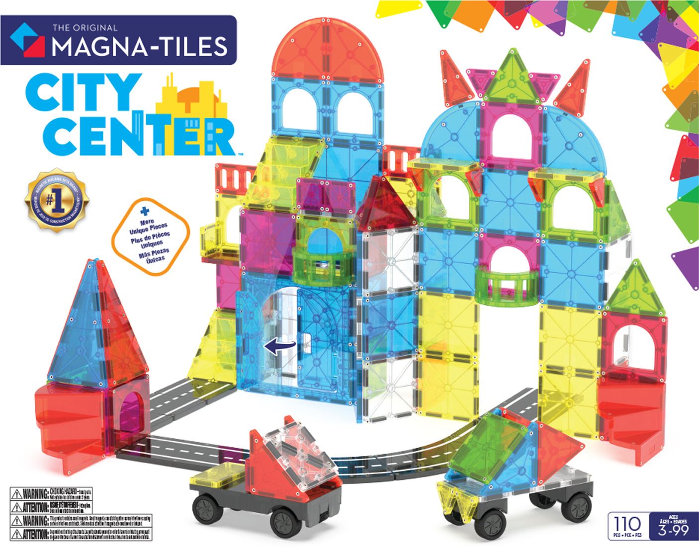 MAGNA-TILES City Center 110 dele billede